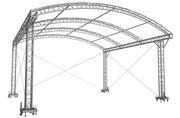 Naxpro-Truss Scène à toit en arc