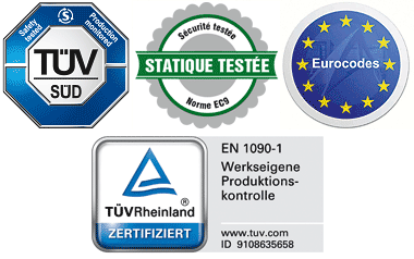 TÜV Structure alu - Statique Testée - Eurocodes